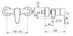 HANSA - Vantis Style Elektronická umyvadlová baterie, bateriové napájení, matná černá 5460220933