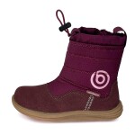 Dívčí zimní barefoot boty s membránou Bugga RUBA Fuchsia B00197-07 - 32