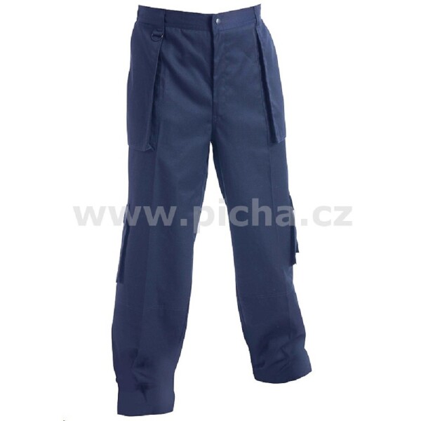 Kalhoty pracovní lehké RHINO kapsáče do pasu, ,65%polyester+35%bavlna 56 - modrá