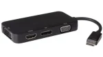 PremiumCord adaptér DisplayPort - DP + HDMI + DVI + VGA / 1080p / 4K*2K (kportad16)