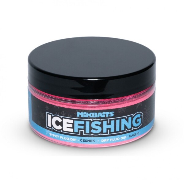 Mikbaits Sypký fluo dip Ice Fishing Range Česnek 100ml (MD0072)