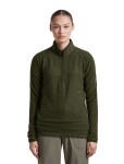 ICEBREAKER Wmns Merino 400 RealFleece Grid LS Half Zip, Dark Loden (vzorek) velikost: S