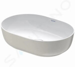 DURAVIT - Luv Umyvadlo na desku, 500x350 mm, bez přepadu, bílá/matná šedá 0379502300