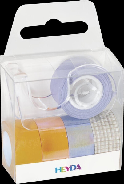 HEYDA Sada ozdobných lepicích pásek lila mix