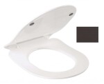 KLUDI - Resa R WC sedátko Slim, SoftClosing, QuickRelease, matná černá 23WCS39