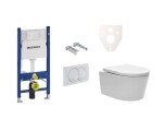 Cenově zvýhodněný závěsný WC set Geberit do lehkých stěn / předstěnová montáž + WC SAT Brevis SIKOGES5W0 SIKOGES5W0