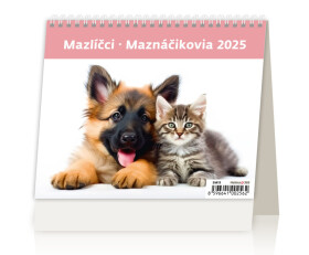 Stolní kalendář 2025 Helma MiniMax - Mazlíčci