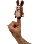 Zajíc 10cm - prstový maňásek (Krtek a kamarádi) - Zdeněk Miler