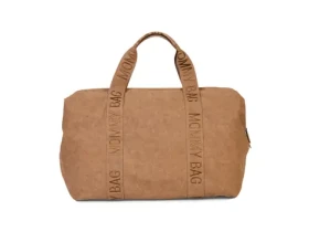 Childhome Přebalovací taška Mommy Bag Signature Prestige Hazelnut / 55 x 30 x 40 cm (CWMBBSPHN)