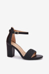 Sandály na podpatku model 213926 Step in style 41