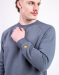 Carhartt WIP Chase Sweat Cozy Blue/Gold M