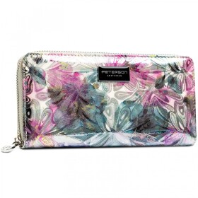 Módní dámská koženkovo-kožená peněženka Peterson Archip, růžová new