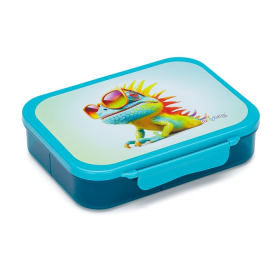 Box na svačinu s přihrádkami crazy animals chameleon