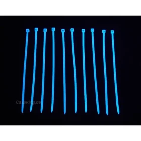 BitsPower Sada stahovacích pásků 120mm UV modrá / 20 ks (BP-UVCT-BL)