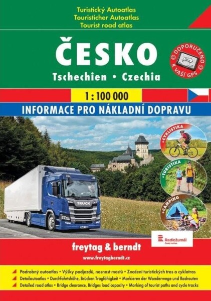 Česko autoatlas 1:100 000 (A4, spirála)