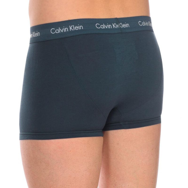 Pánské boxerky Low Rise Trunk 3Pack M U2664G PIT černo grafitové - Calvin Klein S