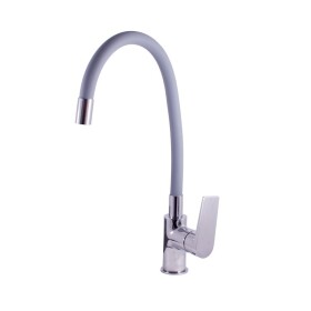 RAV Slezák - COLORADO - Dřezová baterie s flexibilním ramínkem, Chrom/šedá, 3,8" CO119.0/10