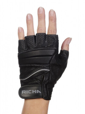 Moto rukavice Richa Mitaine bezprstové černé