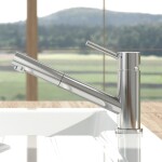 Dřezová baterie Villeroy & Boch Como Shower, 925200LE, leštěný nerez 925200LE