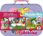 SCHMIDT Puzzle BibiTina 4v1 v plechovém kufříku