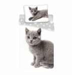 Stanex Ložní povlečení bavlněné Kitten Grey (LS362)