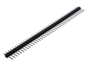 DuPont rovná kolíková lišta - 40Pin, samec černá