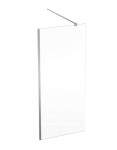 GEBERIT - GEO Sprchová stěna Walk-In, 90x200 cm, stříbrná/čiré sklo 560.129.00.2