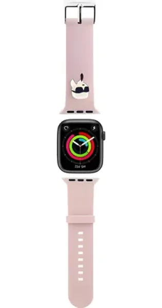 Karl Lagerfeld Karl Head NFT růžová / Řemínek pro Apple Watch 38/40/41 mm (57983123865)