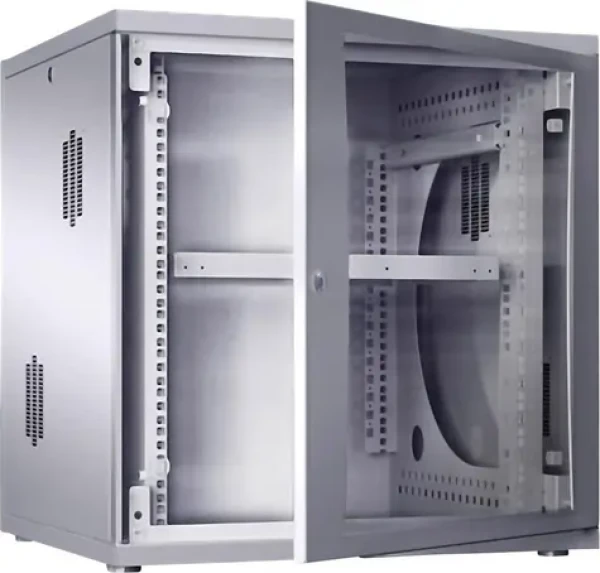 Rittal FlatBox 12U šedá / Stojanový rozvaděč / 19" / 600x600 mm / ocel (7507120)