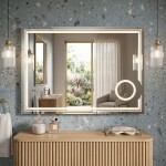 REA - Zrcadlo LED 80x60cm HAVEN HOM-01806