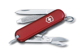 VICTORINOX SIGNATURE červená / Kapesní nůž / Ocel / Počet funkcí 7 / Délka 58 mm (0.6225)