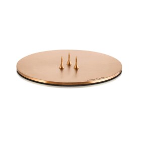 Ester & erik Kovový svícen Rose Gold Small, měděná barva, kov