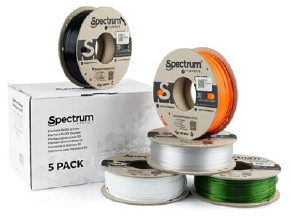 Filament Spectrum 5PACK PCTG Premium 1.75mm (5x 0.25kg)