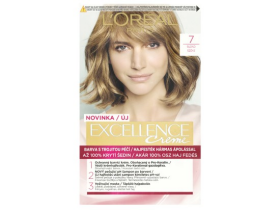 L'Oréal Paris Excellence Créme permanentní barva na vlasy 7 blond, 72+48+12+60 ml