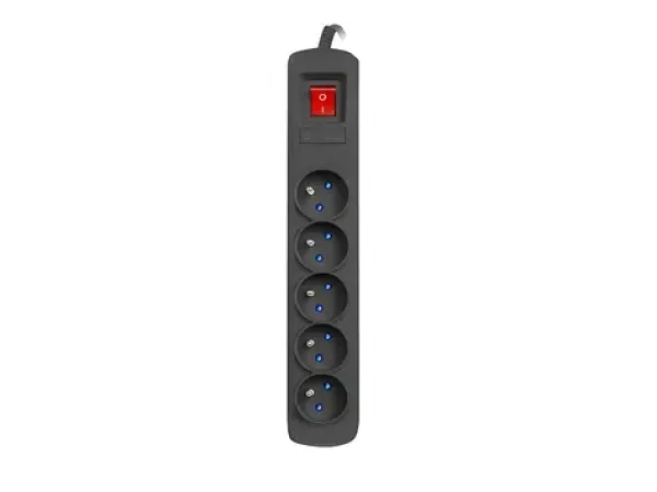 Armac R5 černá / Přepěťová ochrana / 5 zásuvek / 3 m (R5/30/CZ)