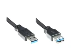 Good Connections USB-A - USB-A 1 m černá / Prodlužovací kabel / USB 3.0 / 5 Gbit/s (2711-S01)