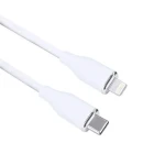 Solight SSC1902-S kabel USB-C (M) - Lightning (M) 2m bílá / silikon (8592718036133)