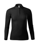 Pique Polo LS polokošile dámská černá XL