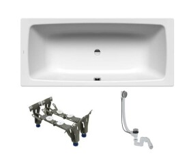 Obdélníková vana Kaldewei Cayono Duo 180x80 cm smaltovaná ocel levá i pravá KWB725 KWB725