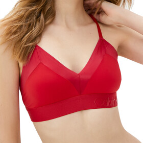 Dámská nevyztužená podprsenka Gloss Unlined Triangle QF6664E-XMK - Calvin Klein M