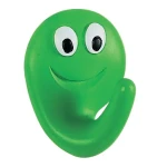 Spirella SMILE dětský háček zelený / polyresin / samolepící / 40 x 50 mm (7610583067593)