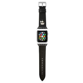 Karl Lagerfeld Karl Head PU Řemínek pro Apple Watch 42 44mm černá (3666339033729)