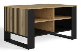 FRONTI Konferenční stolek MODERN 4P SLIM dub artisan + černá
