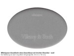 VILLEROY & BOCH - Keramický dřez Siluet 60 Stone nástavný 1000 x 510 bez excentru 333601SL