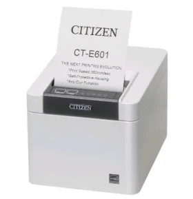 Citizen CT-E601 bílá / pokladní / 83mm / Termotiskárna / 203dpi / USB / řezačka (CTE601XNEWX)