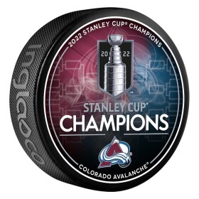 Inglasco / Sherwood Puk Colorado Avalanche NHL 2022 Stanley Cup Champions Logo Hockey Puck