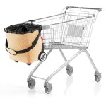 Nákupní košík na kolečkách Reisenthel Carrycruiser Frame Raffia black