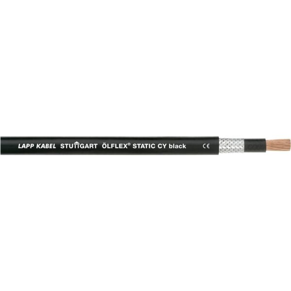 LAPP 4600028/500 lanko/ licna, ÖLFLEX® STATIC CY, 1 x 95 mm², černá, 500 m