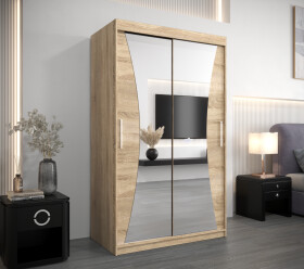 Šatní skříň Abi Mo Dveře: Dub sonoma, Rozměr: 120 cm, Korpus: Dub sonoma