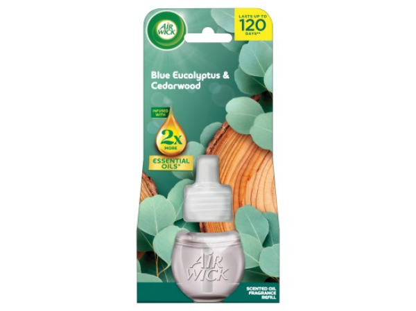 Air Wick Tekutá náplň do elektrického přístroje eukalyptus a cedrové dřevo 19 ml